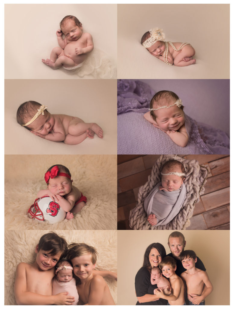 raleigh newborn photographer sally salerno baby presley w