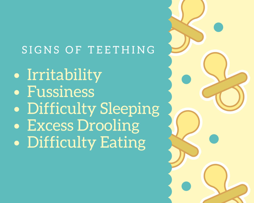 Signs of teething